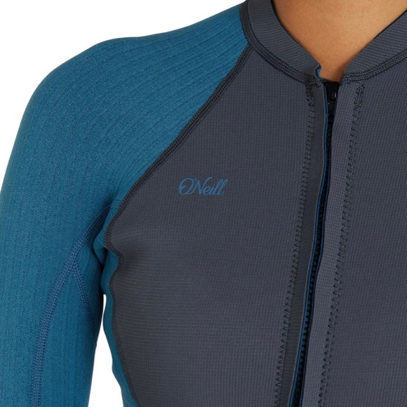 O’NEILL BLUEPRINT 2MM FRONT ZIP LS WOMENS SPRINGSUIT SURF-SUIT - Picture 6 of 10